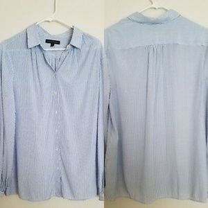 Banana republic striped blouse